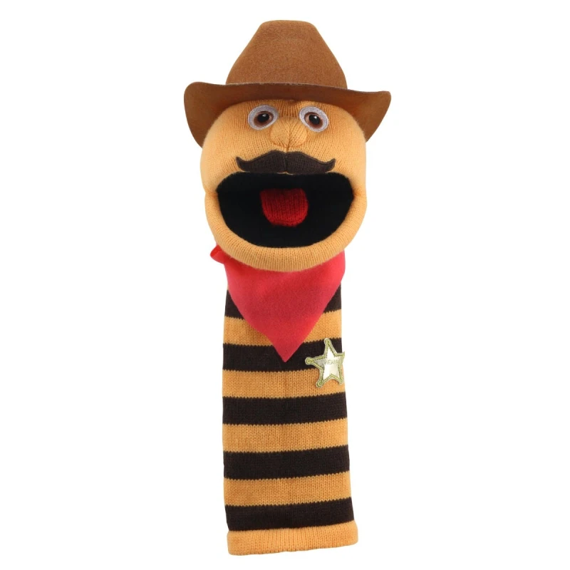 Image of The Puppet Company Eco Sockettes Cowboy Multi unisex