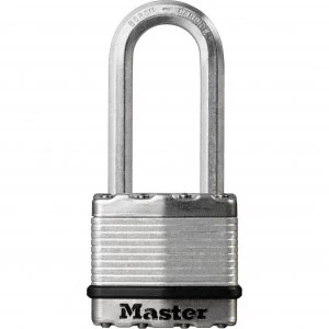 image of Masterlock Excell Laminated Steel Padlock 45mm Extra Long