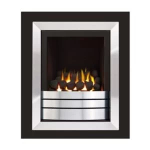 Image of Ignite Easton Portrait High Efficiency Graphite Chrome effect Gas fire