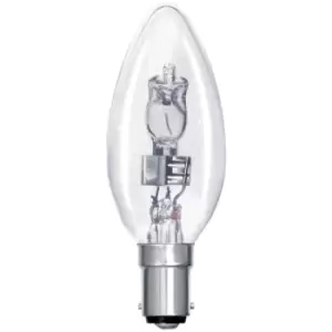 image of Bell 18W SBC Clear Halogen Candle Lamp - BL05191