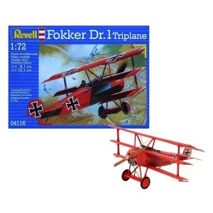 Image of Fokker Dr. 1 Triplane 1:72 Revell Model Kit