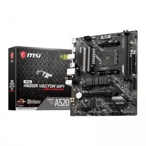 Image of MSI MAG A520M Vector WiFi AMD Socket AM4 Motherboard