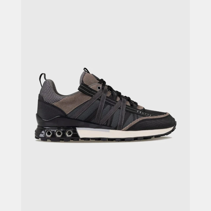 Image of Cruyff Fearia Hex-Tech Trainers Low Trainers UK 6 Black 01440203260