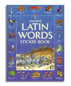 Image of Latin Words Sticker Book Hardback
