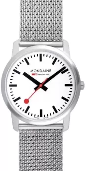 Mondaine Watch Simply Elegant - White