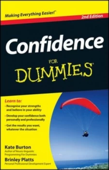 Image of Confidence for Dummies by Kate Burton Paperback