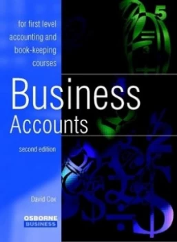 Image of Business Accounts by David Cox Book