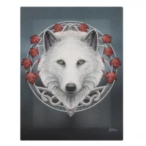 image of Guardian of the Fall Small Canvas Plaque by Lisa Parker