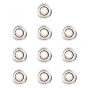Image of 10 x 40mm Minisun Warm White LED Decking Lights