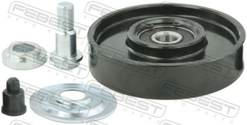 Image of Deflection / guide pulley, V-ribbed belt FEBEST 0188-VDJ200