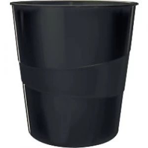 Image of Leitz Waste Bin Recycle Plastic Black 29 x 29 x 32.4 cm