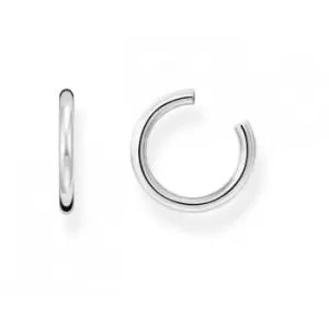 image of Silver Small Single Ear Cuff EC0026-001-21