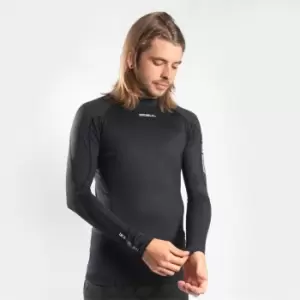 Image of Gul UV Protection Flatlock Long Sleeve Rash Vest - Black