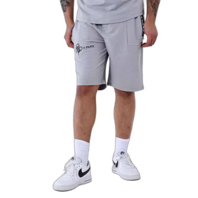 Image of Project X Paris Plain shorts with logo band Project X Paris Gris Male S 2240218_GY2