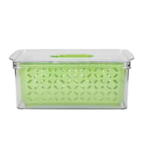 image of Fresh Keeper Stacking Lidded Fridge Storage Box