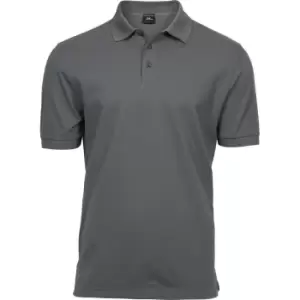 Image of Tee Jays Mens Luxury Stretch Short Sleeve Polo Shirt (M) (Dark Olive)