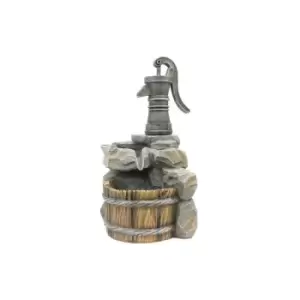 Image of Gardenwize Hand Pump Solar Water Feature