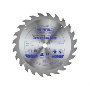 image of Faithfull FAIZ15024C TCT Cordless Trimsaw Blade 150 x 10mm x 24T POS