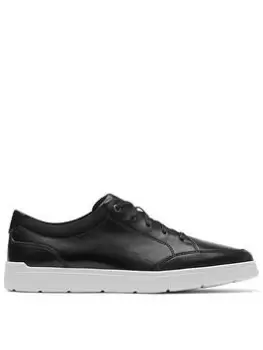 Image of Rockport Tm Court Blucher Trainer - Black, Size 10, Men