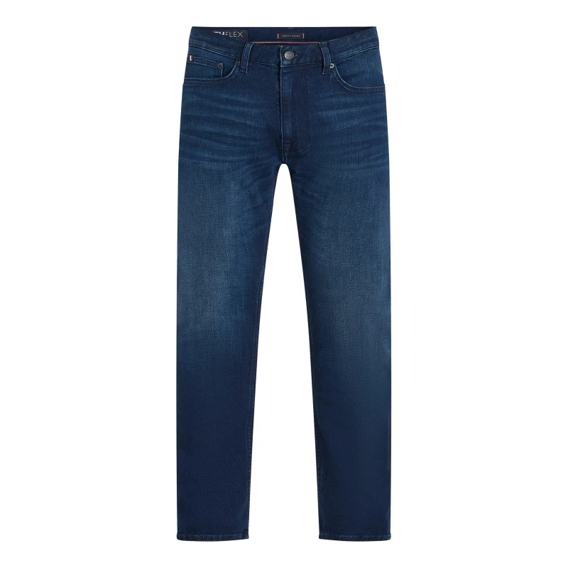 Image of Tommy Hilfiger Bleecker TH Flex Slim Jeans Deep Blue 1CV male 32W R