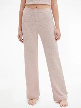 image of Calvin Klein CK One Logo Supersoft Sleep Pant - Pink, Size S, Women