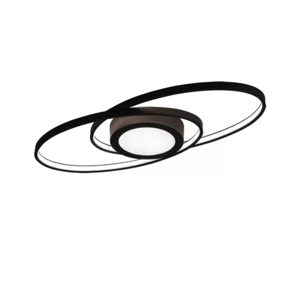 Image of Galaxy Modern LED Semi Flush Light Anthracite 3000K