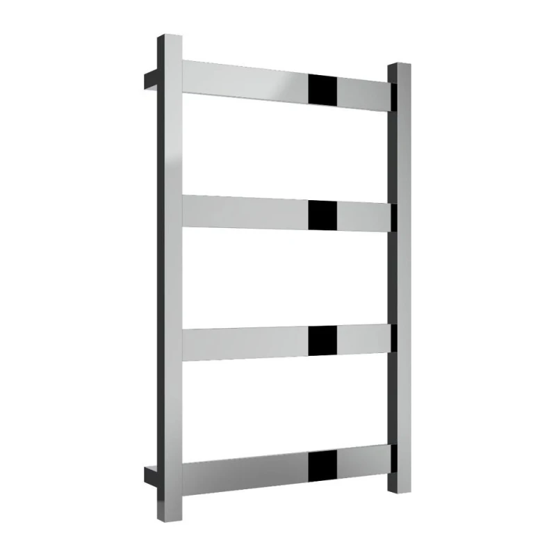 Image of Bathroom Kingdom Mina Stainless Steel Heated Towel Rail 750x480 in Silver Silver Unisex