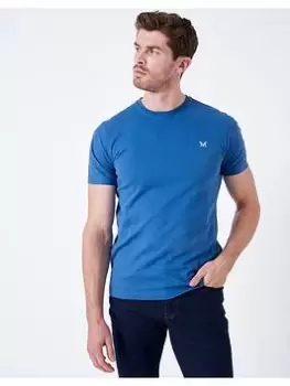 Image of Crew Clothing Crew Clothing Crew Classic T-Shirt, Blue, Size XL, Men