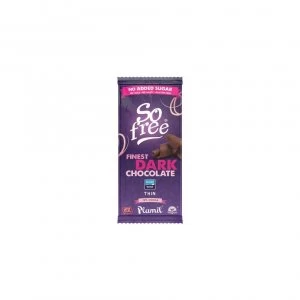 Image of Plamil So Free No Added Sugar Finest Dark Chocolate 80g x 12