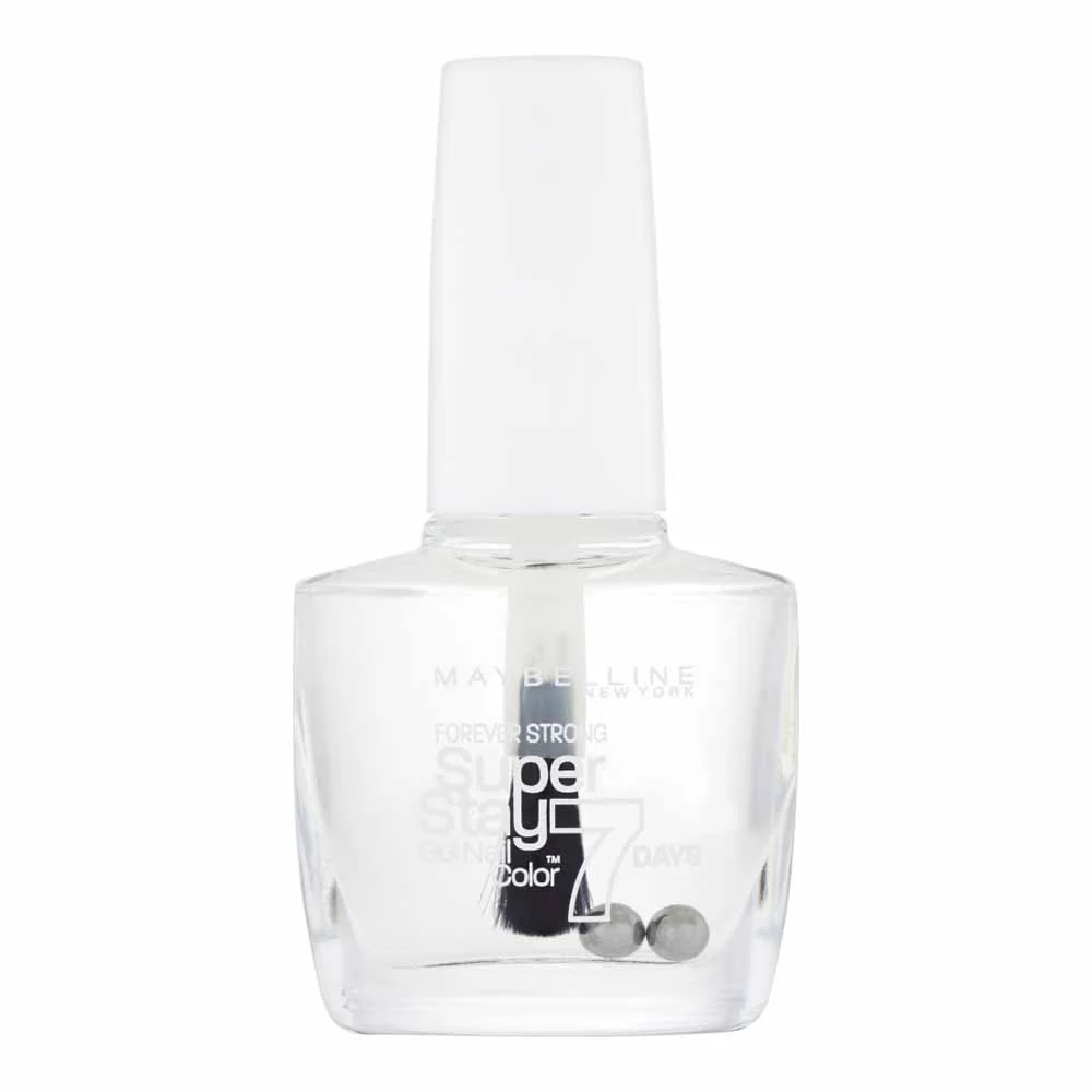 image of Maybelline Forever Strong Super Stay 7 Days Gel Nail Color Crystal Clear 25 10ml