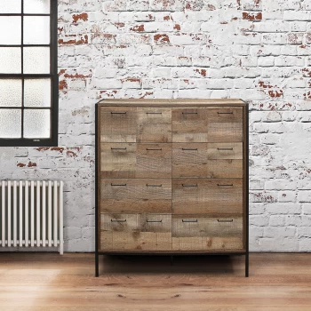 Image of Urban Rustic 8 Drawer Merchant Chest - Natural Natural