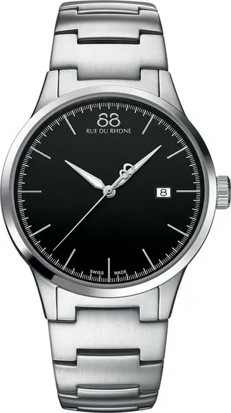 image of 88 Rue Du Rhone Watch Rive 41mm Mens - Black RDR-063