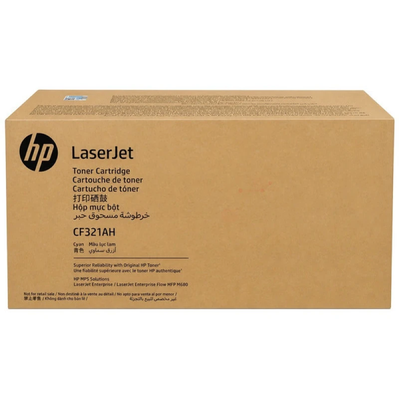 Image of HP CF321AH/653A Toner cartridge cyan Contract. 16.5K pages ISO/IEC 197
