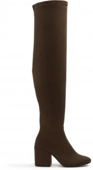 image of Aldo Belinna over the knee boots Khaki