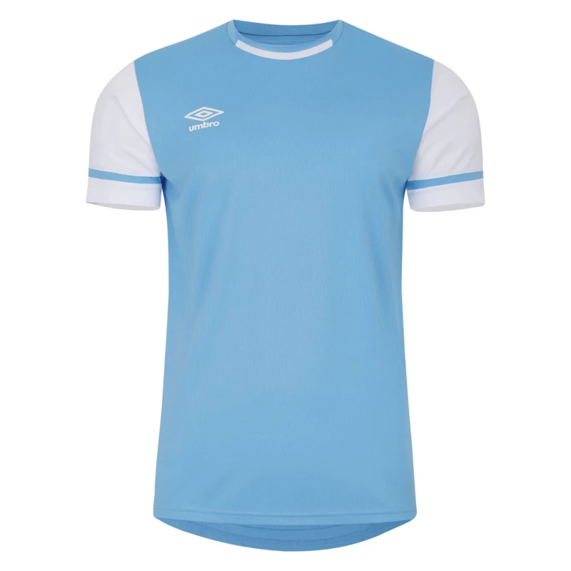 Image of Umbro Umbro Men Cavelle Jersey T-Shirt in Light Blue Size: Small Light Blue S Male 5063652570388