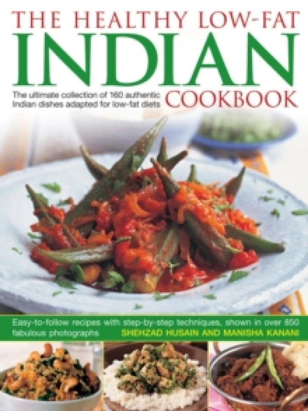 Image of The Healthy Low-Fat Indian Cookbook by Shezhad Husain Hardback