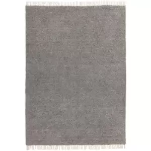Image of Clover Dark Grey 120cm x 170cm Rectangle - Grey