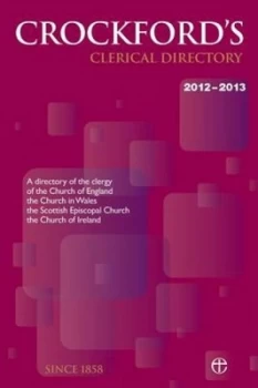 Image of Crockfords Clerical Directory 2012-2013 by Church of England Book
