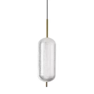 Image of DECOR 36cm LED Globe Pendant Ceiling Light Clear, 3000K