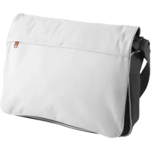 Image of Bullet Vermont Shoulder Bag (38 x 9 x 32 cm) (White/Grey)