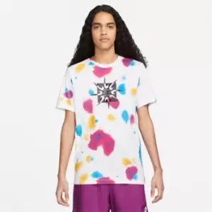 image of Nike All Over Print T-Shirt Mens - White