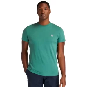 image of Timberland Dunstan River Crew T-Shirt For Men In Green Green, Size L