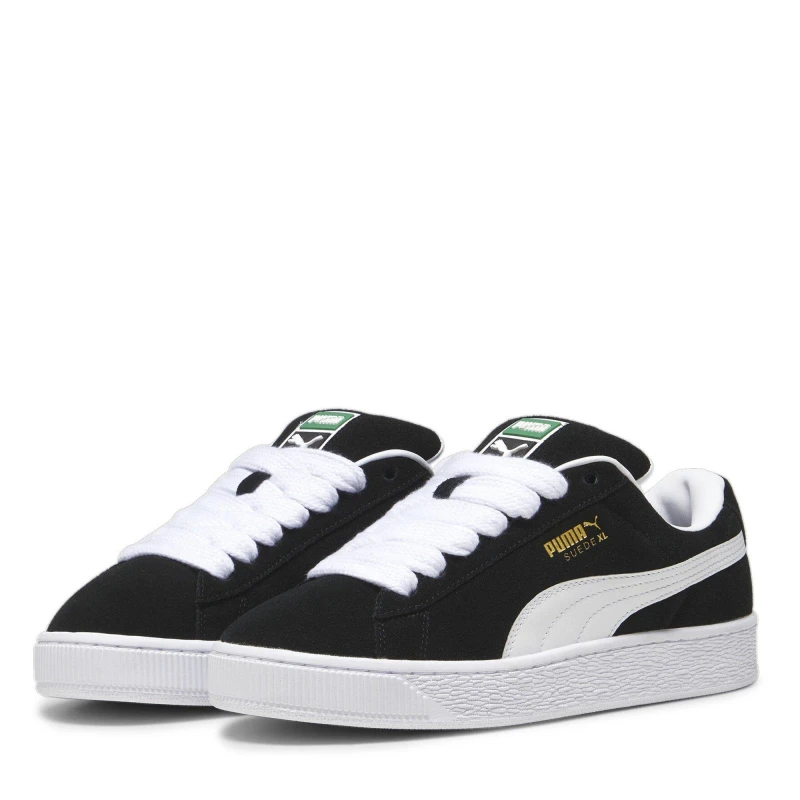 Image of PUMA suede xl trainers in Black & white Black & White UK 7 (EU 40½)