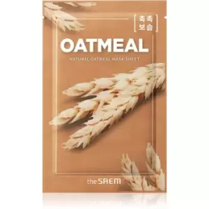 image of The Saem Natural Mask Sheet Oatmeal Moisturising and Revitalising Sheet Mask 21 ml