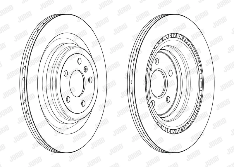 Image of Brake disc JURID 563243JC