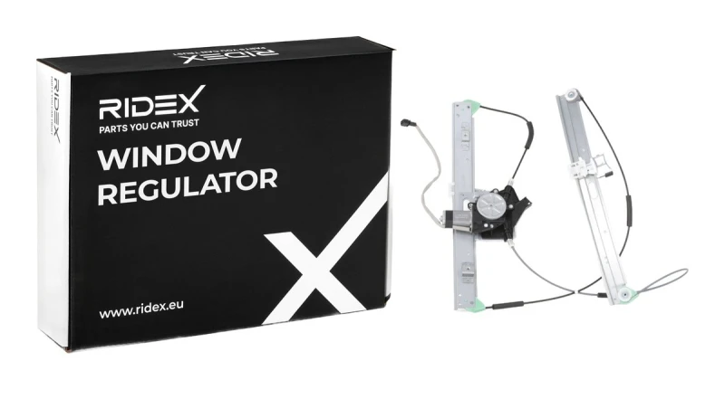 Image of RIDEX 1561W0119 Window regulator Left, Operating Mode: Electric, with electric motor Window Winder (1561)