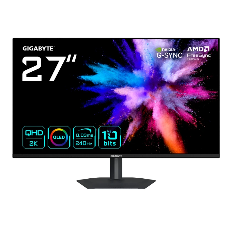 Image of Gigabyte GO27Q24A 27OLED 2K QHD Gaming Monitor- 2560 x 1440. 240Hz.