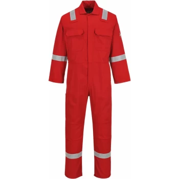 image of Portwest BIZ5 - Bizweld Iona Welders Overall Boiler Suit Red M