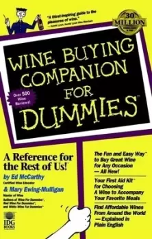 Image of Wine buying companion for dummies by Ed McCarthy