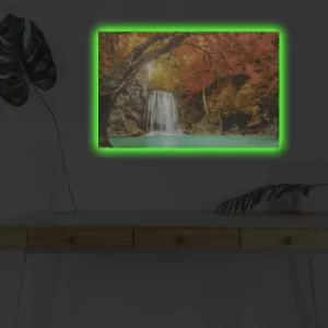 Image of 4570DHDACT-120 Multicolor Decorative LED Lighted Canvas Painting